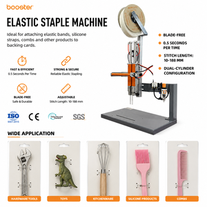 Máquina Automática de Grapado Elástico, Sistema de Empaquetado de Tarjetas, Alternativa a las Grapas Metálicas para Juguetes, Herramientas, Utensilios de Cocina - Product Image 2