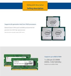 インテルCeleron J1900クアッドコアデスクトップ産業用途SSD <span class=keywords><strong>DDR3</strong></span> RAM 6 USB Windows 10 Fanless Mini PC - Product Image 4