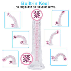 21厘米长度大尺寸Tpe阴茎女性阴道按摩器 - Product Image 3