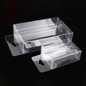 Boîtes cadeaux personnalisées écologiques en PET avec logo en relief, impression UV, emballage plastique recyclé - Product Image 1
