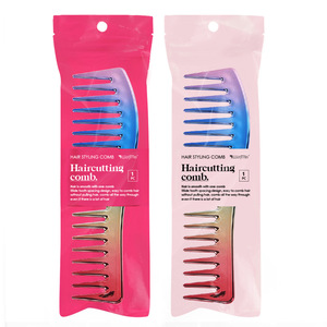 Wide Tooth Hair Comb Large Size Salon Grade ABS Material For Smoothing And Styling Hair - Product Image 2