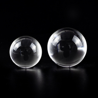 HDW vente en gros clair cristal K9 boule verre vierge gravé décor cadeau avec prix pas cher pour donner