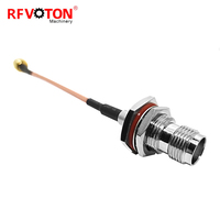 Câble coaxial RF RG142 de 15 cm, connecteur femelle TNC vers connecteur mâle SMA, accessoires d'assemblage pigtail
