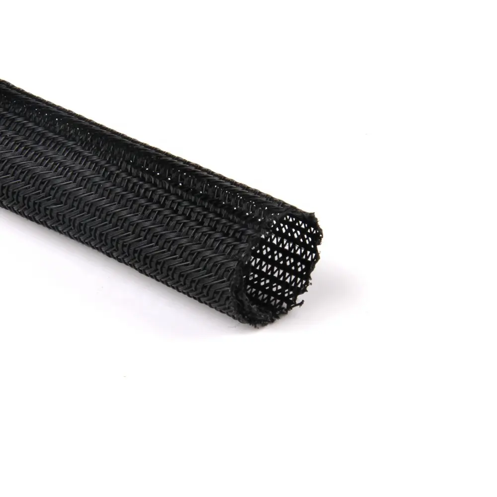 15mm siyah Yüksek kaliteli kumaş esnek kablo spiral sargı otomatik ekipman
