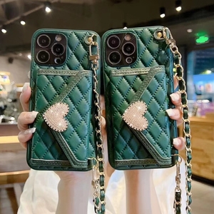 패션 넥 스트랩 핸드백 카드 홀더 슬롯 지갑 커버 아이폰 X XS XR 6 7 8 11 <span class=keywords><strong>12</strong></span> 13 14 15 16 플러스 프로 맥스 케이스 - Product Image 4