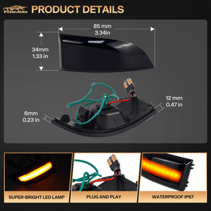 Clignotants Dynamiques à LED pour Rétroviseurs Latéraux de <span class=keywords><strong>Renault</strong></span> Megane 3 MK3 Fluence <span class=keywords><strong>Scenic</strong></span> Laguna III, Indicateurs Séquentiels - Product Image 4