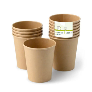 Vasos de Papel Desechables Resistentes al Calor, Personalizables, para Café y Té, de Grado Alimenticio, Empaquetado al por Mayor - Product Image 1