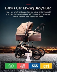 <span class=keywords><strong>Poussette</strong></span> Bébé 3 en 1 Chaude avec Siège Auto en Aluminium Pliante, Conforme EN1888 - Product Image 2