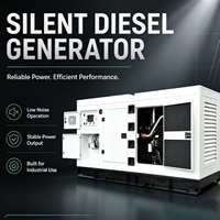 Générateur diesel silencieux Cummins CE ISO haute performance 150 kVA, 120 kW, insonorisé avec ATS pour alimentation de secours