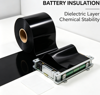 Film en polyimide noir haute performance SAIM modèle 6051, résistant à la chaleur, aux acides et aux alcalis, isolation électrique, semi-conducteur