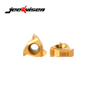 JEEKVISEN 11 IR 2.5 ISO JA025P Insertos Roscados para Torno CNC - OEM Personalizable con Recubrimiento PVD CVD HRC45 - Product Image 1