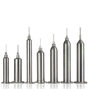 Jeringa de Acero Inoxidable Kang Jun de 10 cc, 20 cc, 30 cc, 50 cc, 70 cc para Máquina Dispensadora con Pared Interior Lisa - Product Image 2
