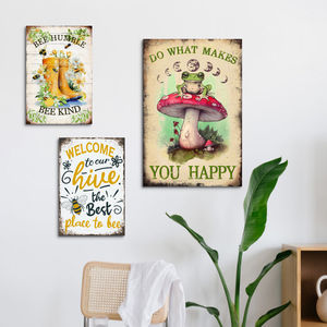 Металлический настенный постер с HD-печатью на заказ, магнитное крепление без сверления, оптом - Product Image 1