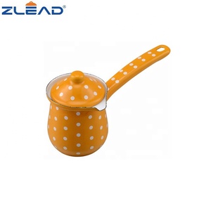 Vendita calda caffettiera turca smaltata con punti elegante Set da tè e caffè - Product Image 1