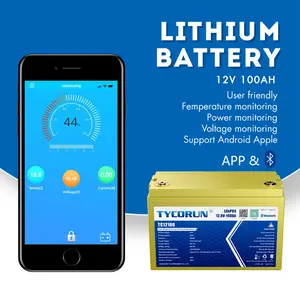 Lifepo4 Pin 12V 100ah 200ah Lithium Ion Battery Nhà Cung Cấp Năng Lượng Mặt Trời Pin Lithium Cho RV/Marine/Năng Lượng Mặt Trời/Golf Giỏ Hàng/UPS/Cắm Trại