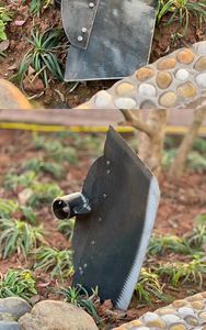 Lame de scie en acier épaissi, outil de désherbage aiguisé spécial à long manche pour l'agriculture en extérieur - Product Image 5