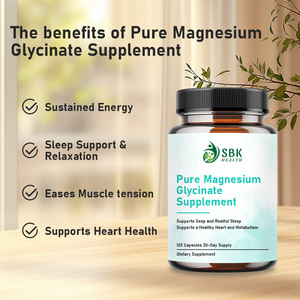 Cápsulas de Suplemento de Glicinato de Magnesio Puro Directo de Fábrica, Apoya un Corazón y un Metabolismo Saludables, Apoya la Energía Normal - Product Image 4