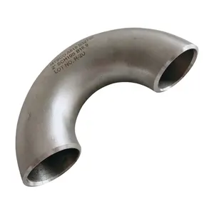 Wholesale ASTM A403 WP304L/316L/347/321/310S Stainless Steel 45 90 180 Degree Elbow Pipe Fitting for pipe