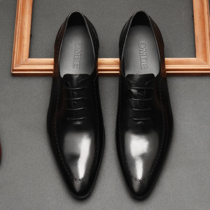 Chaussures en cuir faites à la main Automne/Hiver 2026 - Chaussures italiennes en cuir pour hommes - Bottines rétro imperméables de haute qualité - Product Image 5