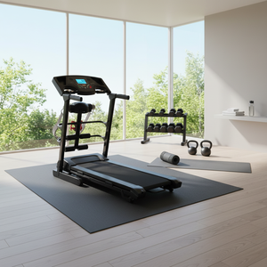 Беговая дорожка <span class=keywords><strong>HSM</strong></span> Factory 1.5 л.с., электрическая, из АБС-пластика, для фитнеса и тренировок, для пользователей весом до 120 кг, простая установка для домашнего спортзала - Product Image 1