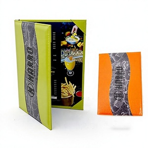 Cubierta <span class=keywords><strong>de</strong></span> Menú <span class=keywords><strong>de</strong></span> Cuero <span class=keywords><strong>de</strong></span> Lujo para Restaurante, con Logotipo Personalizado, para Menús <span class=keywords><strong>de</strong></span> Alta Cocina - Product Image 6