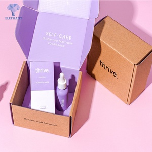 Custom Size Candle Perfume Oil Cosmetic Gift Purple Packaging Kraft Box Custom - Product Image 6