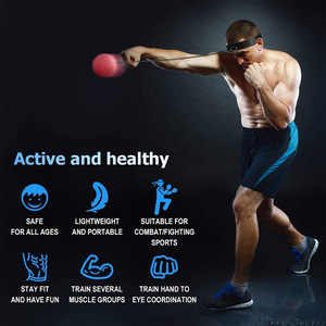 Equipo de Entrenamiento de Agilidad y Reacción Personalizado, con Soporte para la Cabeza, para MMA, Sanda, Muay Thai, <span class=keywords><strong>Boxeo</strong></span>, Fitness, para Practicar la Reacción Mano-Ojo en Casa - Product Image 1