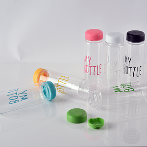 Commercio all'ingrosso di vendita calda bottiglia colorata 600ml la mia bottiglia di vetro portatile bottiglia di acqua con Logo personalizzato - Product Image 4