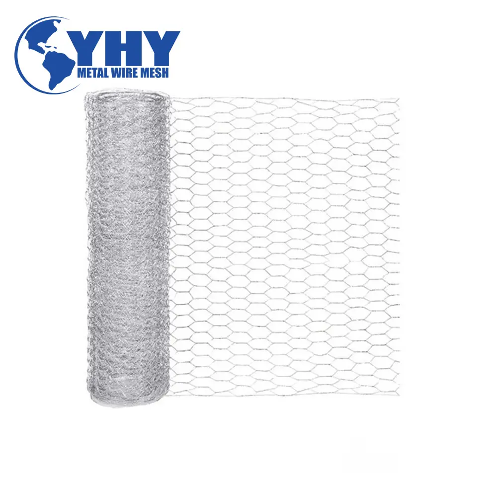 24 gauge cheap price galvanized double twisted hexagonal chicken wire mesh for domestic animals