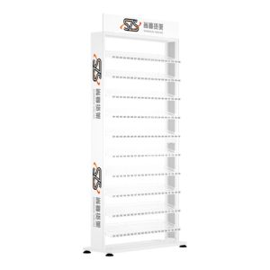 Op Maat Gemaakte Nagellak <span class=keywords><strong>Display</strong></span> Vloer Type <span class=keywords><strong>Rack</strong></span> Cosmetica Make-Up Producten Plank Multi-Layer Nagellak Displaystandaard - Product Image 2