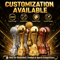 Trophée sportif en résine gravé au laser, économique et écologique, pour le basketball et le football, fabriqué en Chine