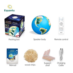 Regalo islámico luz colorida altavoz Corán portátil inteligente colorido tierra luz nocturna reproductor Corán - Product Image 3