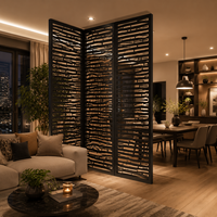 Diviseur de paroi WPC moderne pour intérieur, design élégant, résistant à l'humidité, facile d'entretien, pour salon et bureau