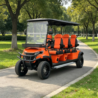 Voiturette de golf électrique Rainbow Super-Torque 4 places, système lithium 72V, moteur AC 7kW, buggy haute performance surélevé pour terrains en pente