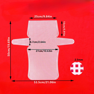 Panneaux en maille plastique faits main style Hyun A pour projets de crochet et de tricot, sac à motif cerf et fil polaire corail pour loisirs créatifs - Product Image 3