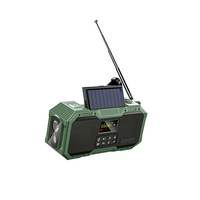 Antenne de diffusion par satellite d'urgence multifonctionnelle Récepteur électronique USB Charge Voyage Intérieur Extérieur Camping Haut-parleur Radio