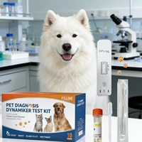 Prueba Rápida de Anticuerpos CDV de Alta Precisión, Resultado Rápido, Prueba de Anticuerpos para Moquillo Canino para Clínicas Veterinarias DYNAMIKER PETS DNP-006 2 Años