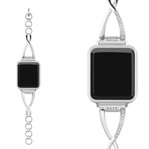 <span class=keywords><strong>Cinturino</strong></span> da polso con <span class=keywords><strong>cinturino</strong></span> in metallo con catena a diamante Bling in acciaio inossidabile per cinturini di ricambio per orologi <span class=keywords><strong>Apple</strong></span> <span class=keywords><strong>Watch</strong></span> - Product Image 2