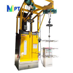 Tablier mobile de machine de grenaillage de chenille de passage de faisceau de machine de sablage automatique - Product Image 2