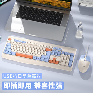 ViewSonic CU2600 Wired <b>Keyboard</b> Mouse Combo <b>USB</b> Plug And Play For Desktop Office Use - Product Image 1