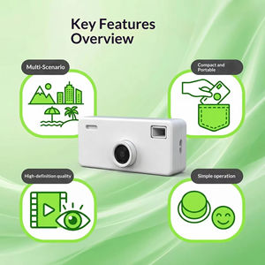 Soccer Pattern Kids <b>Mini</b> Digital <b>Camera</b> Portable Thumb <b>Camera</b> TF Card Storage ABS Compact Children Digital <b>Camera</b> - Product Image 5