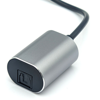 Cable de Audio de Fibra Óptica de Alta Fidelidad, Adaptador USB-C a TOSLINK Hembra con Revestimiento de PVC para Teléfonos Inteligentes y Computadoras Portátiles