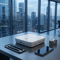Punto de Acceso Wi-Fi 6 Tri-Banda Premium, Puerto 1x10/100/1000Mbps, Potencia de Transmisión de 23dBm, Alimentación PoE para Redes Empresariales