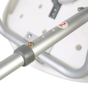 <b>Foldable</b> Shower Chair Aluminum Alloy Adjustable Height 43-47cm For Seniors Pregnant Women Children <b>Bath</b> Stool - Product Image 3