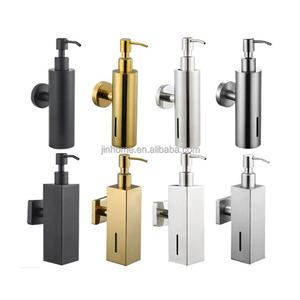 <span class=keywords><strong>Dispensador</strong></span> <span class=keywords><strong>de</strong></span> Jabón <span class=keywords><strong>de</strong></span> Pared Estándar Alemán, Acero Inoxidable Negro Mate - Calidad <span class=keywords><strong>de</strong></span> Hotel, Venta al por Mayor - Product Image 2