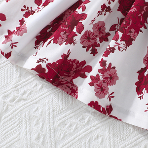 เสื้อผ้าเด็ก ชุดเดรสทรงเอ ระบายอากาศได้ดี แขนสั้น ขอบระบาย น่ารัก ลายดอกไม้ สำหรับฤดูร้อน ใส่ได้ทุกวัน สำหรับเด็กผู้หญิงตัวเล็ก - Product Image 6