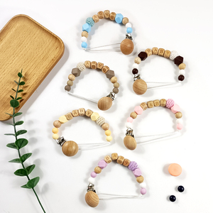 Nouveauté, attache de sucette pour bébé en silicone de qualité alimentaire sans BPA, chaîne de maintien pour sucette, sangle durable, résistante à la chaleur, durable - Product Image 2