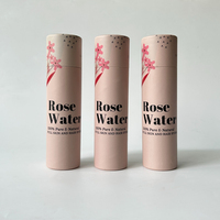 Conteneur de luxe écologique de qualité alimentaire à bas prix pour bâton à lèvres baume à lèvres emballage cadeau rond tube de papier Push up cosmétique