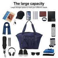 Sac de voyage minimaliste à prix d'usine, sac de sport simple avec logo personnalisé, sac de sport pas cher, sac de voyage pratique avec séparation humide/sec, sac de yoga
