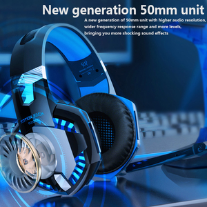 Auriculares para Juegos, Auriculares con Bajos Estéreo, Auriculares Supraaurales para PC, Portátiles, con Micrófono, Auriculares Inalámbricos para Computadora, PS4, <span class=keywords><strong>Xbox</strong></span> - Product Image 3